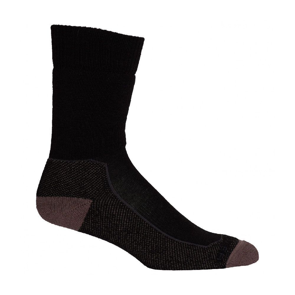 Męskie skarpety trekkingowe Icebreaker Hike+ Medium Crew black mink monsoon - 44,5-46,5