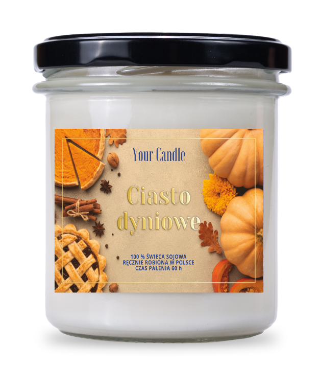 Your Candle świeca zapachowa sojowa Ciasto dyniowe, 300 ml