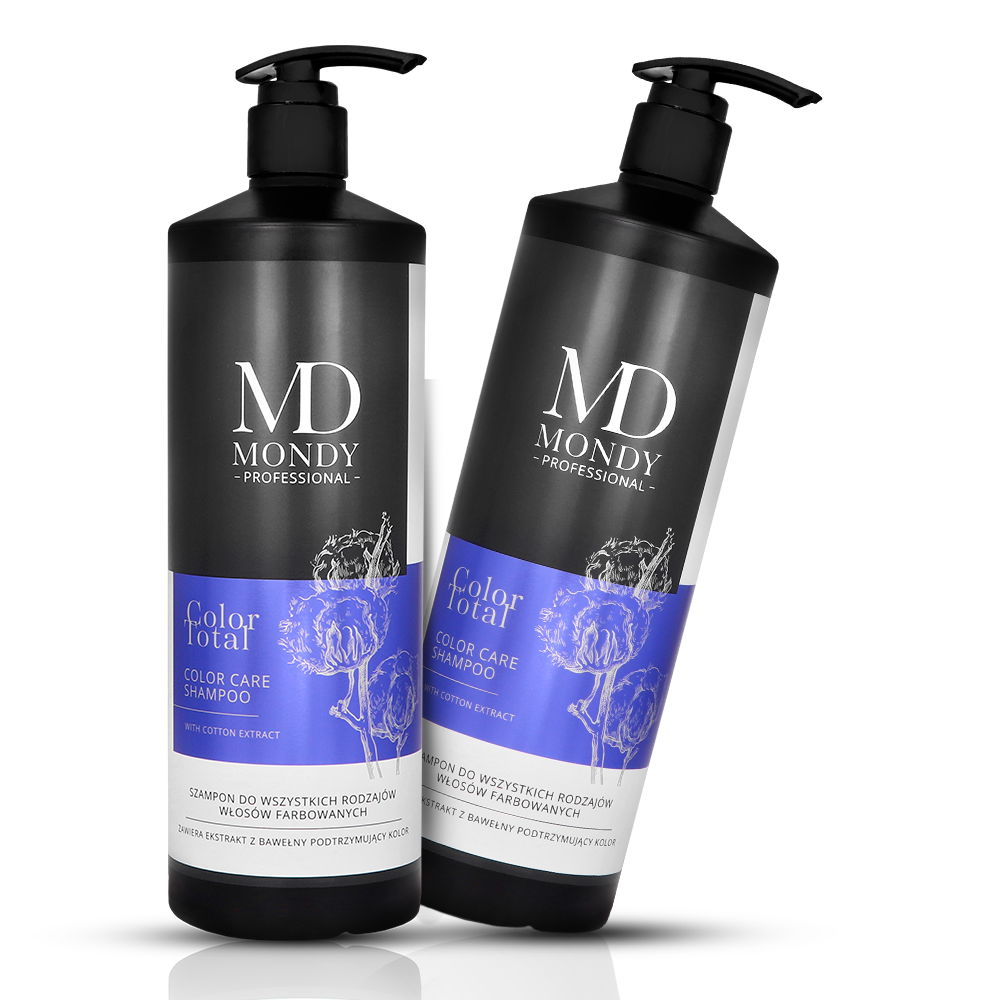Mondy zestaw: szampon do włosów Color Total, 2x1000 ml