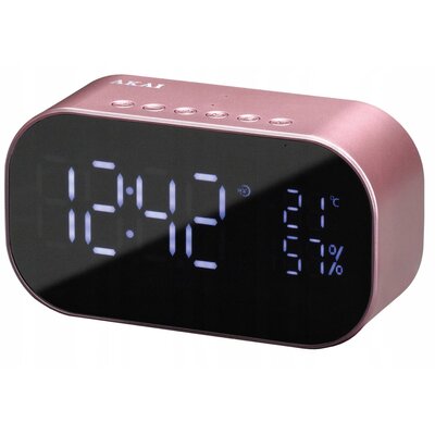 Radiobudzik AKAI ABTS-S2GD Różowy