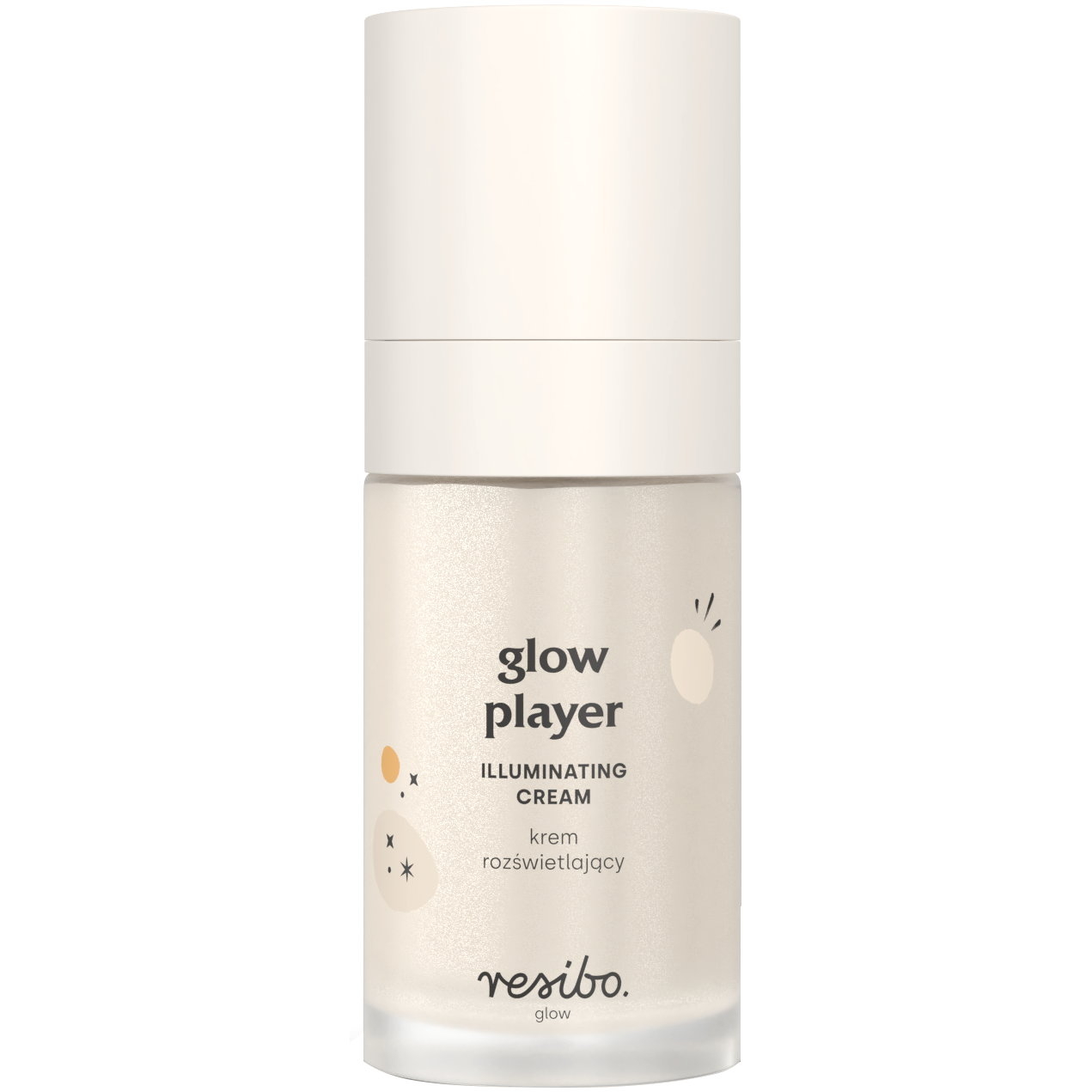 Resibo Glow rozświetlający krem do twarzy, 30 ml