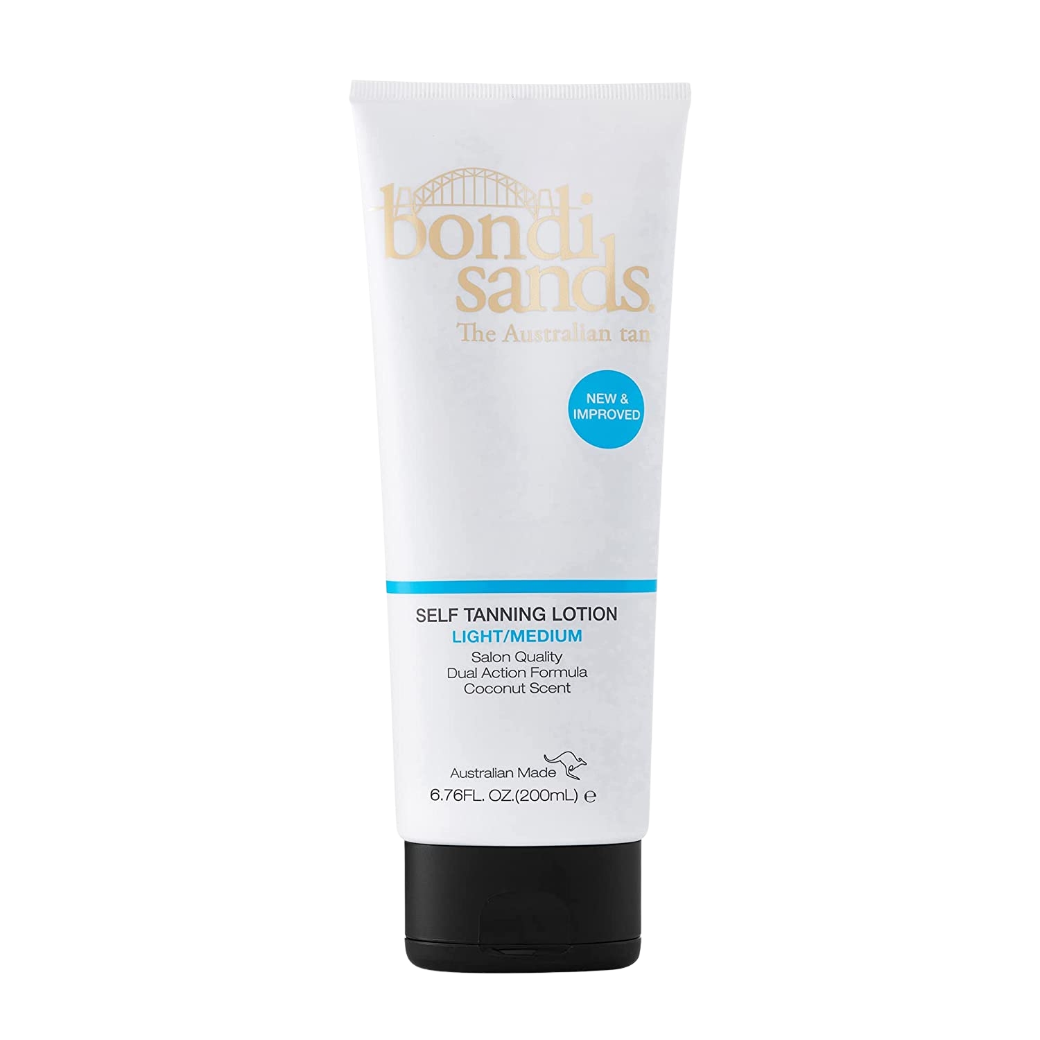 Bondi Sands Self Tanning Lotion Light/Medium balsam samoopalający z aloesem i kokosem nawilżający do ciała i twarzy, 200 ml