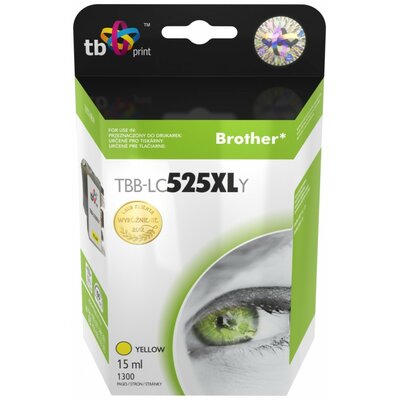 Tusz TB PRINT do Brother LC-525XLY Żółty 15 ml TBB-LC525XLY