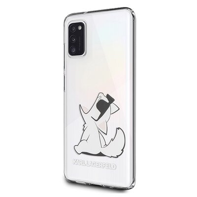 Etui KARL LAGERFELD Choupette Fun do Samsung Galaxy A41 Przezroczysty