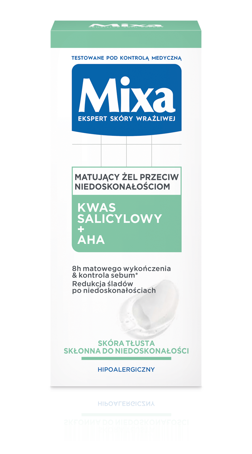 Mixa żel matujący przeciw niedoskonałościom, 50 ml