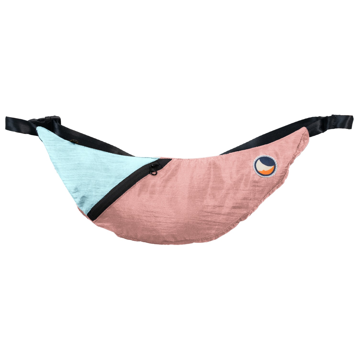 Ticket To The Moon - Torba Upcycled Sling Bag - Peach / Cloud