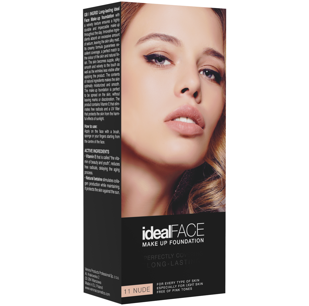 Ingrid Ideal Face podkład w płynie do twarzy nude 11, 35 ml