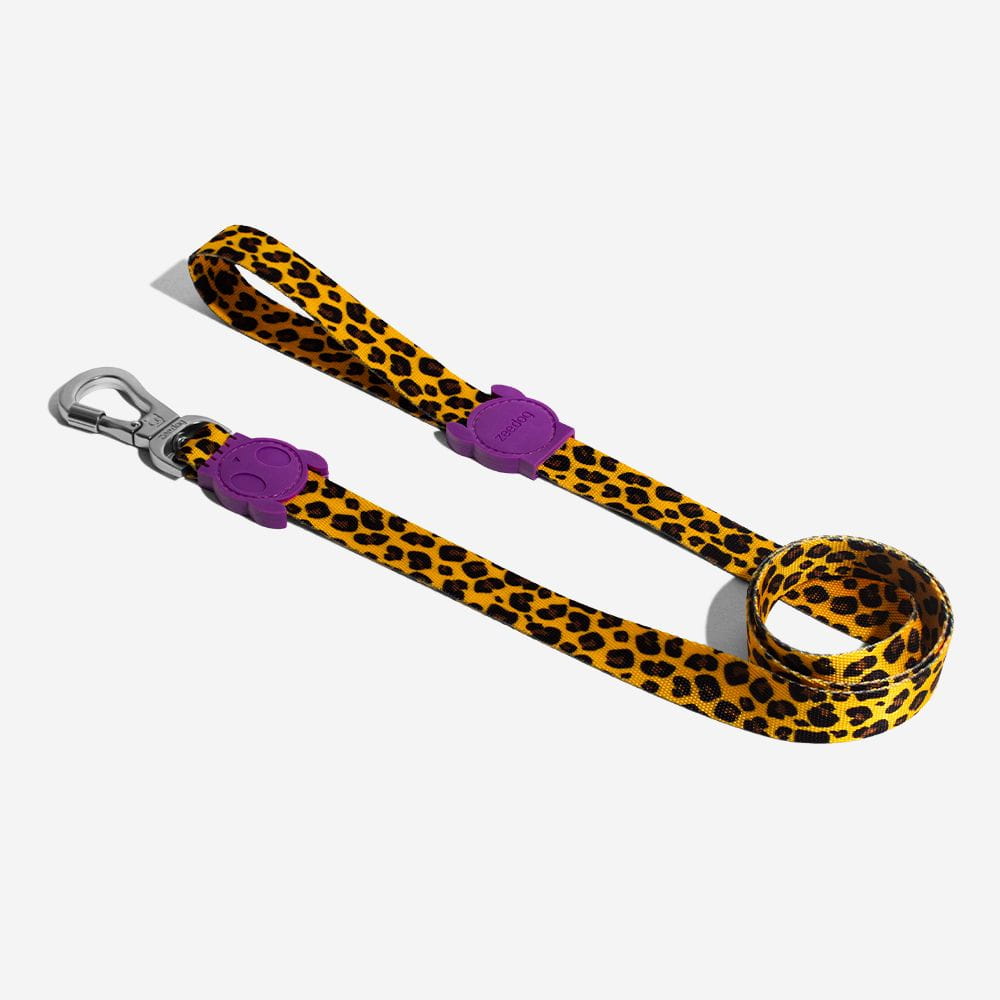 Zee Dog Smycz dla psa Honey panterka