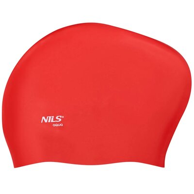 Czepek NILS AQUA Dots Czerwony