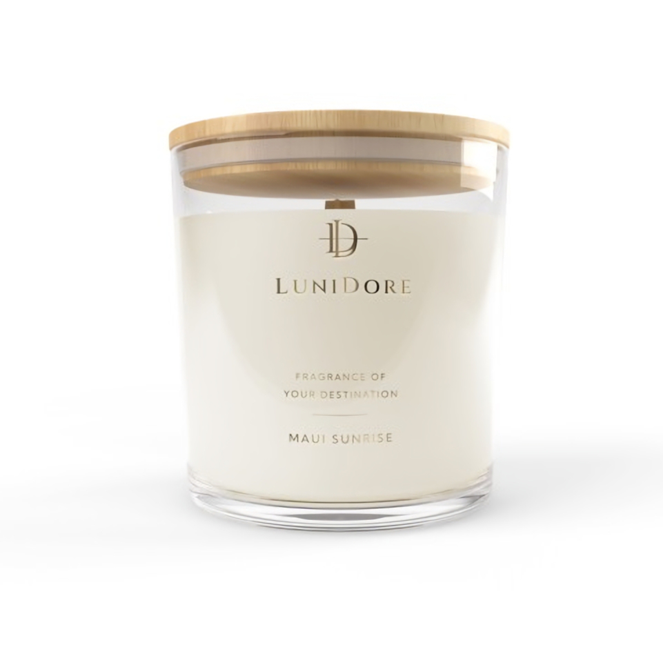 LuniDore - Świeca sojowa 350 g Maui Sunrise