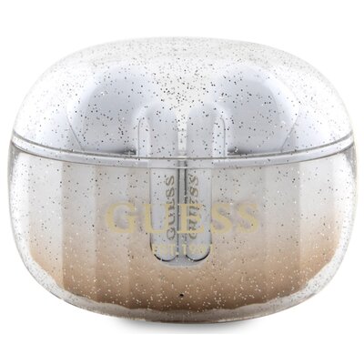 Słuchawki dokanałowe GUESS Glitter Gradient GUTWSHDGKEED Wodoodporne Złoty