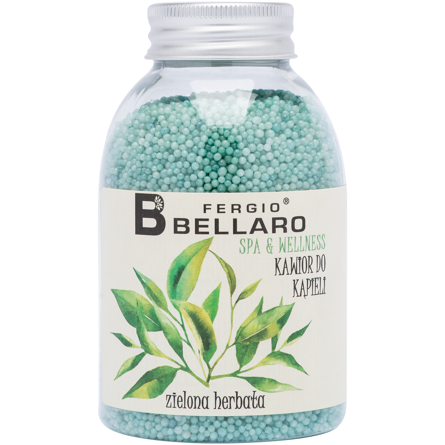 Fergio Bellaro Zielona herbata kawior do kąpieli, 190 g