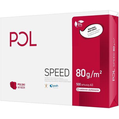 Papier do drukarki POLSPEED A3 80g 500 arkuszy