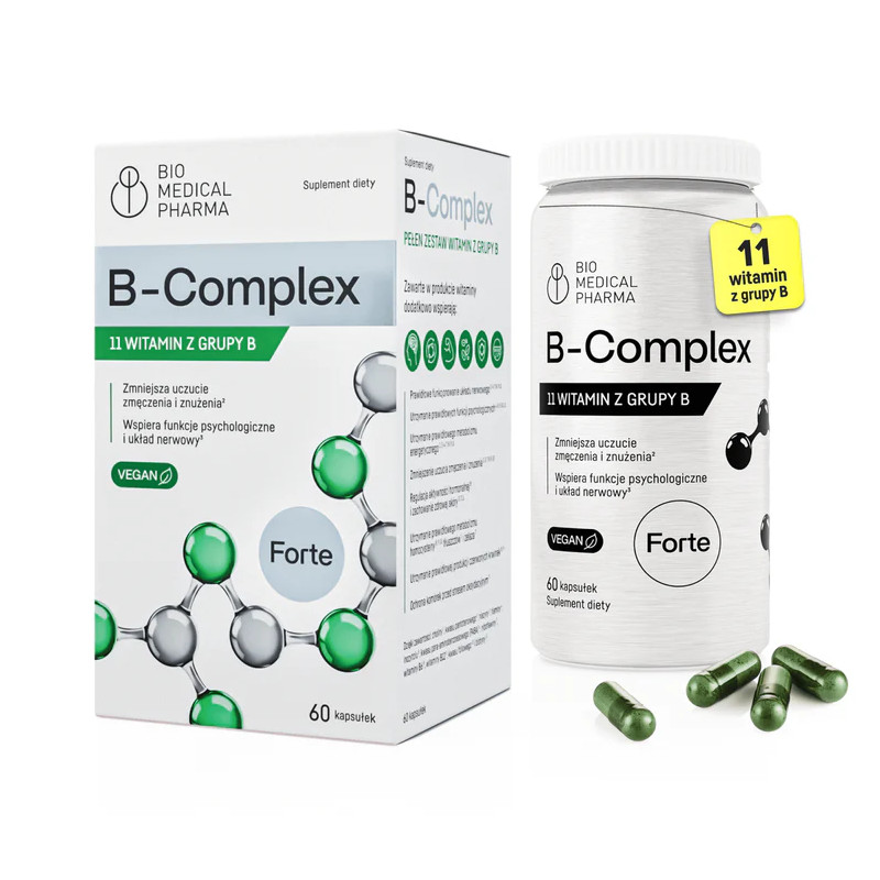Bio Medical Pharma B-complex suplement diety, 60 kaps./1 opak.