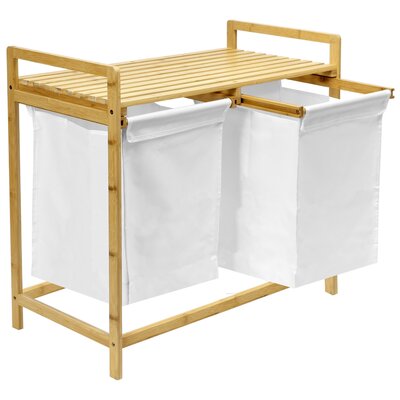 Kosz na pranie GOCKOWIAK Hanoi Duo 80L Biały