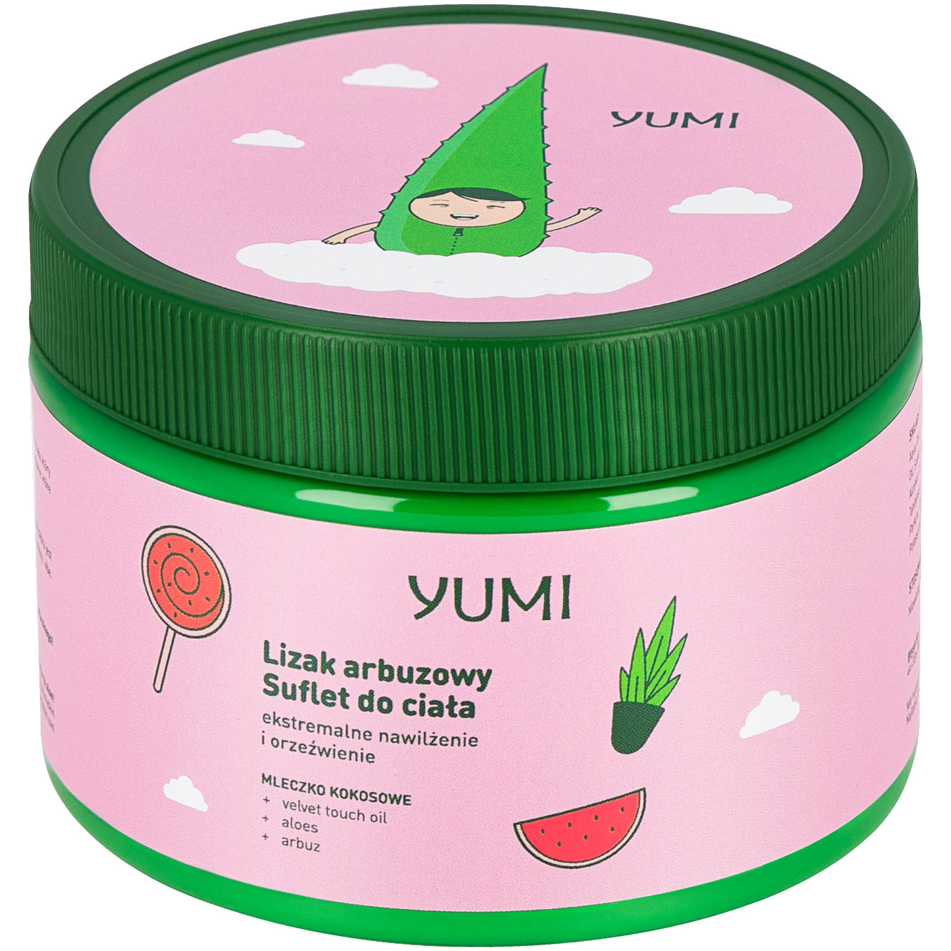 Yumi suflet do ciała arbuzowy lizak, 300 ml