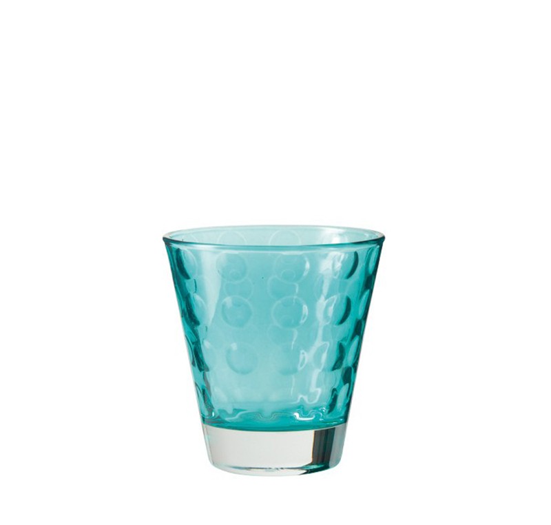 Leonardo Optic szklanka niska 220ml niebieska