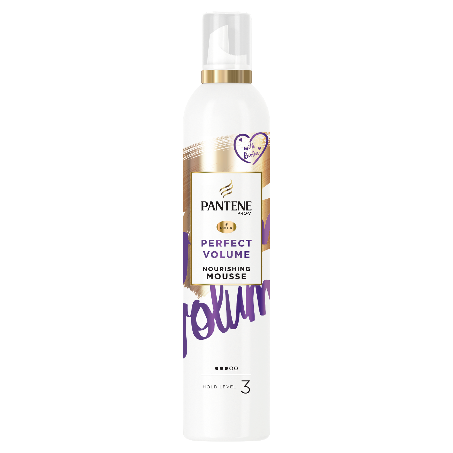 Pantene Pro-V Perfect Volume odżywcza pianka termoochronna do włosów wzbogacona biotyną, 200 ml