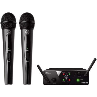 System bezprzewodowy AKG WMS40 Mini Dual Vocal Set Band-US25