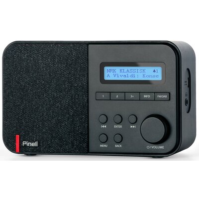 Radio PINELL Supersound Mini Cyfrowe Przenośne Czarny