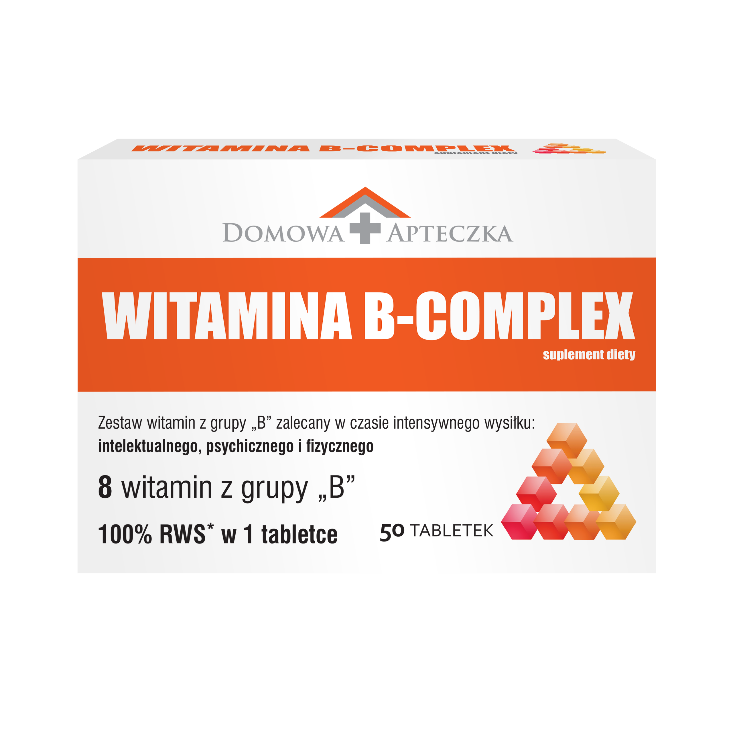 Domowa Apteczka Witamina B-complex suplement diety, 50 kaps./1 opak.