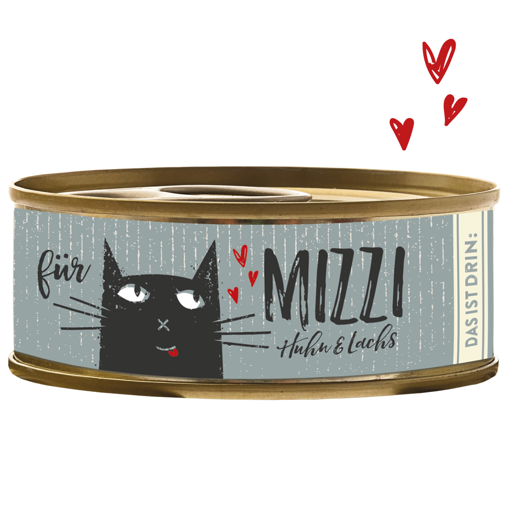 Bubeck Karma dla kota Mizzi kurczak - łosoś 100 g