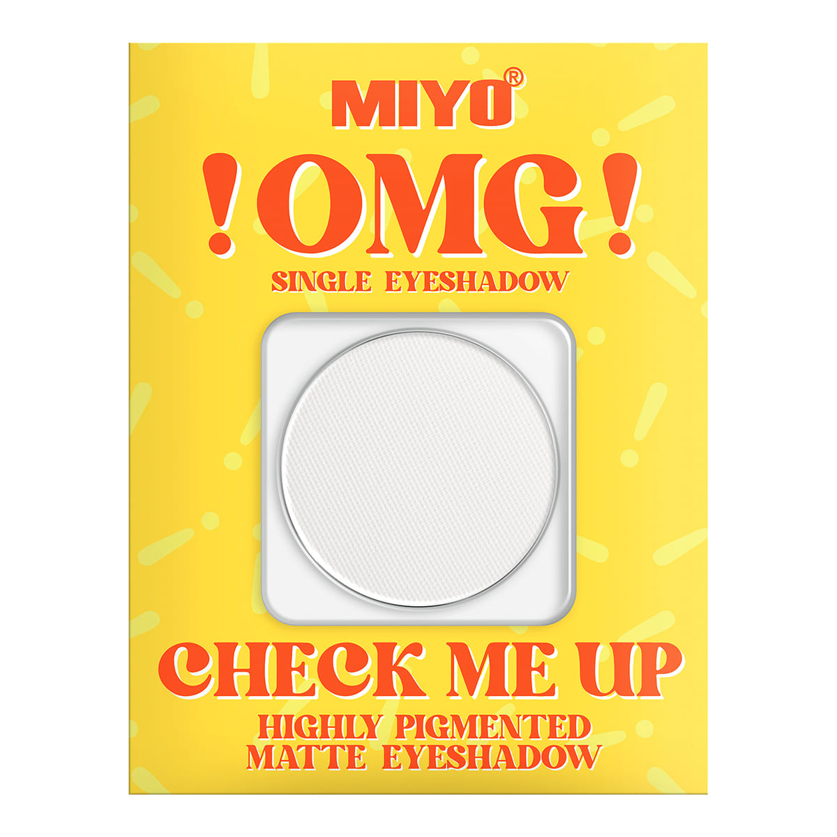 Miyo OMG! Check Me Up matowy cień do powiek 01 cocaine, 1,3 g