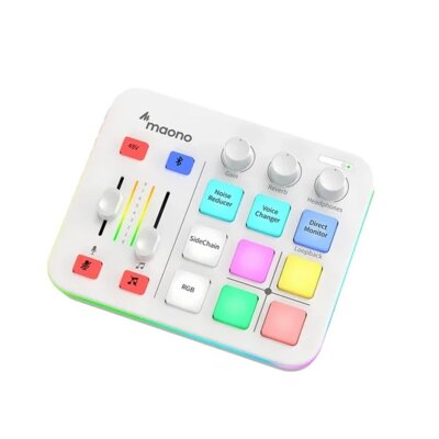 Kontroler do produkcji muzycznej i podcastów MAONO G1 Neo Biały