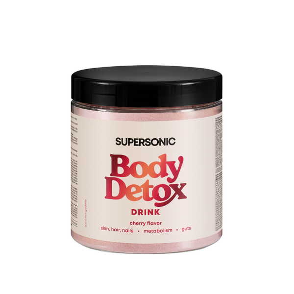 Supersonic Body Detox Drink suplement diety o smaku wiśni, 336 g