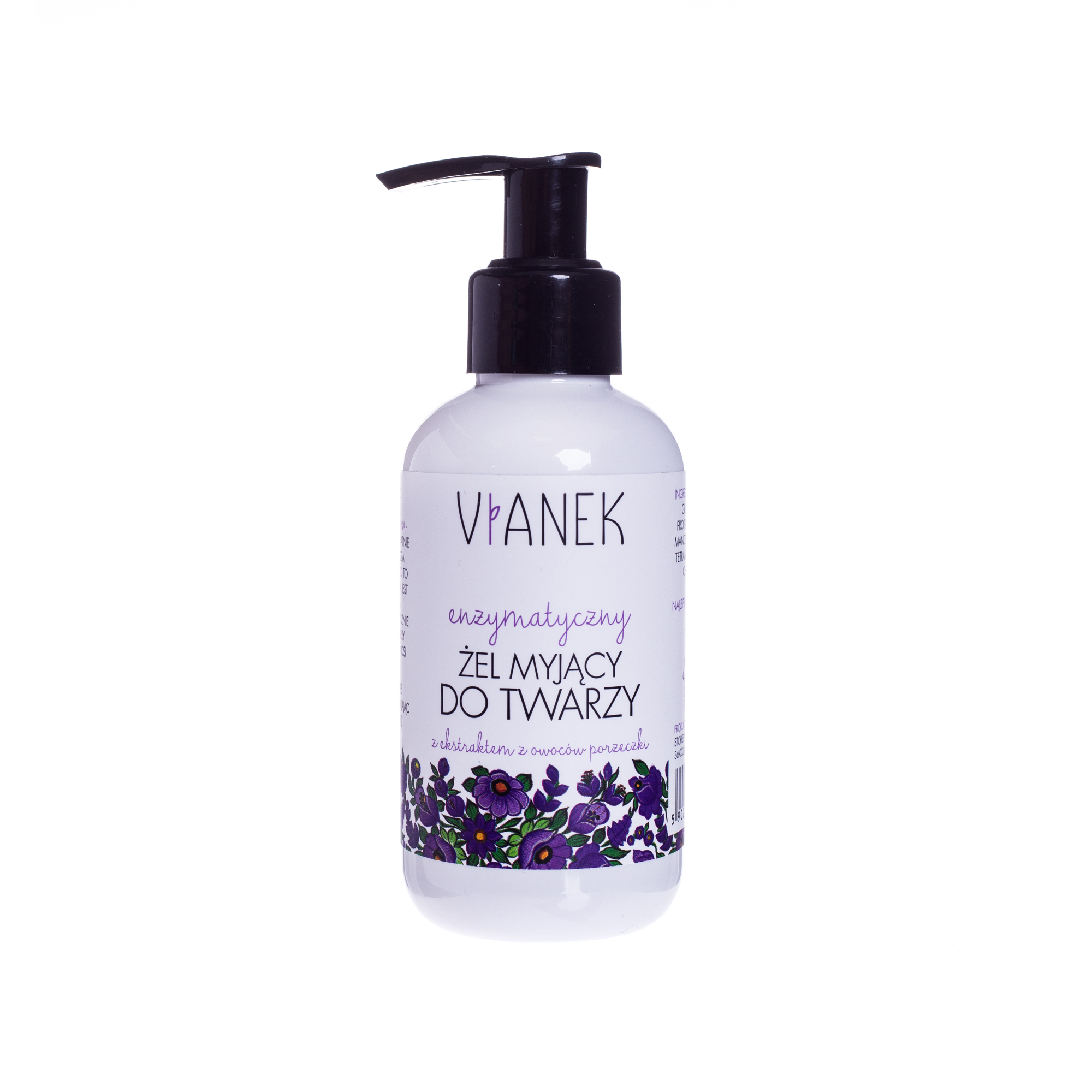 Vianek, enzymatyczny żel myjący do twarzy, 150 ml