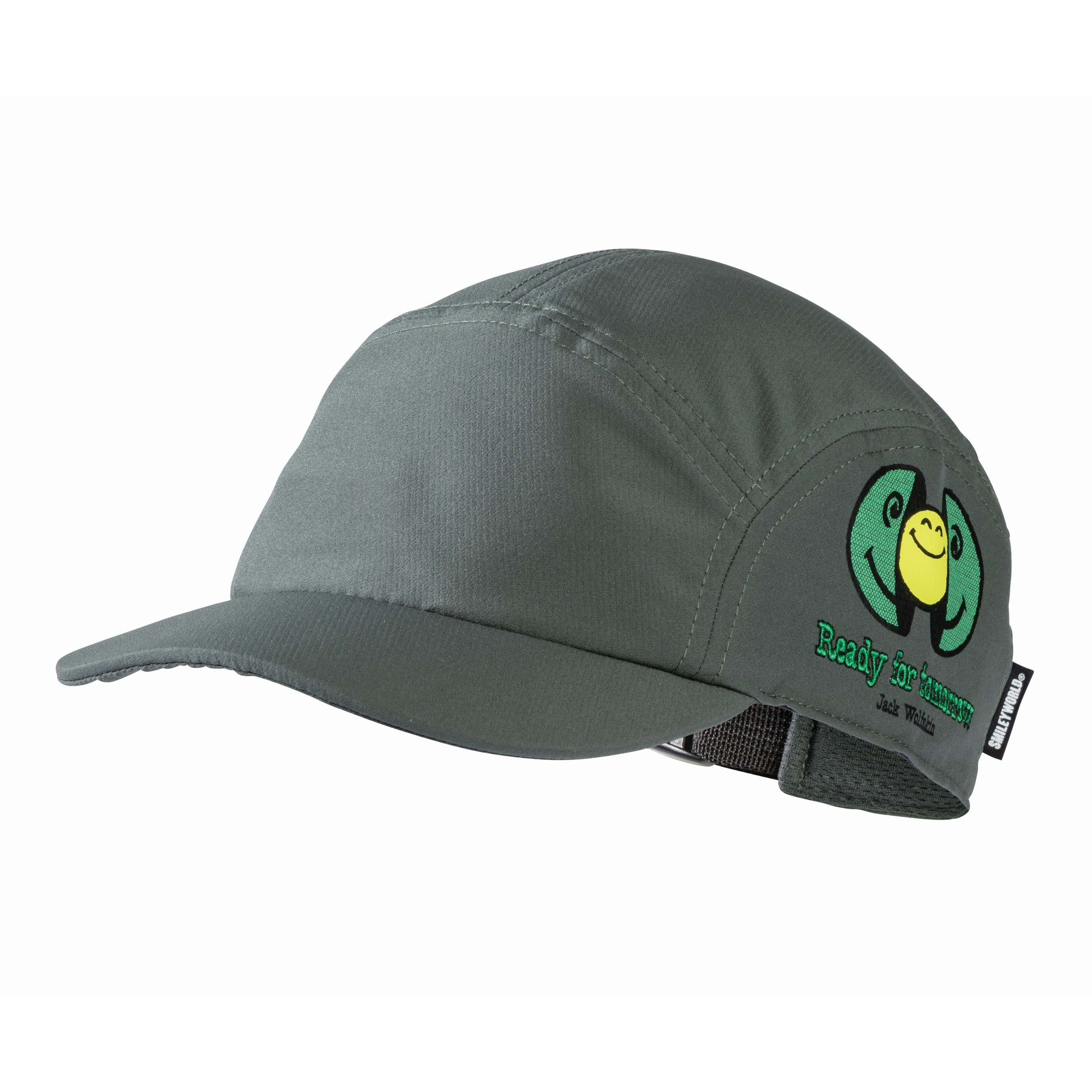 Czapka z daszkiem dla dzieci Jack Wolfskin SMILEYWORLD CAP Y slate green - M