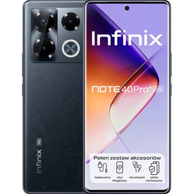 Smartfon INFINIX Note 40 Pro+ 5G 12/256GB 6.78" 120Hz Czarny