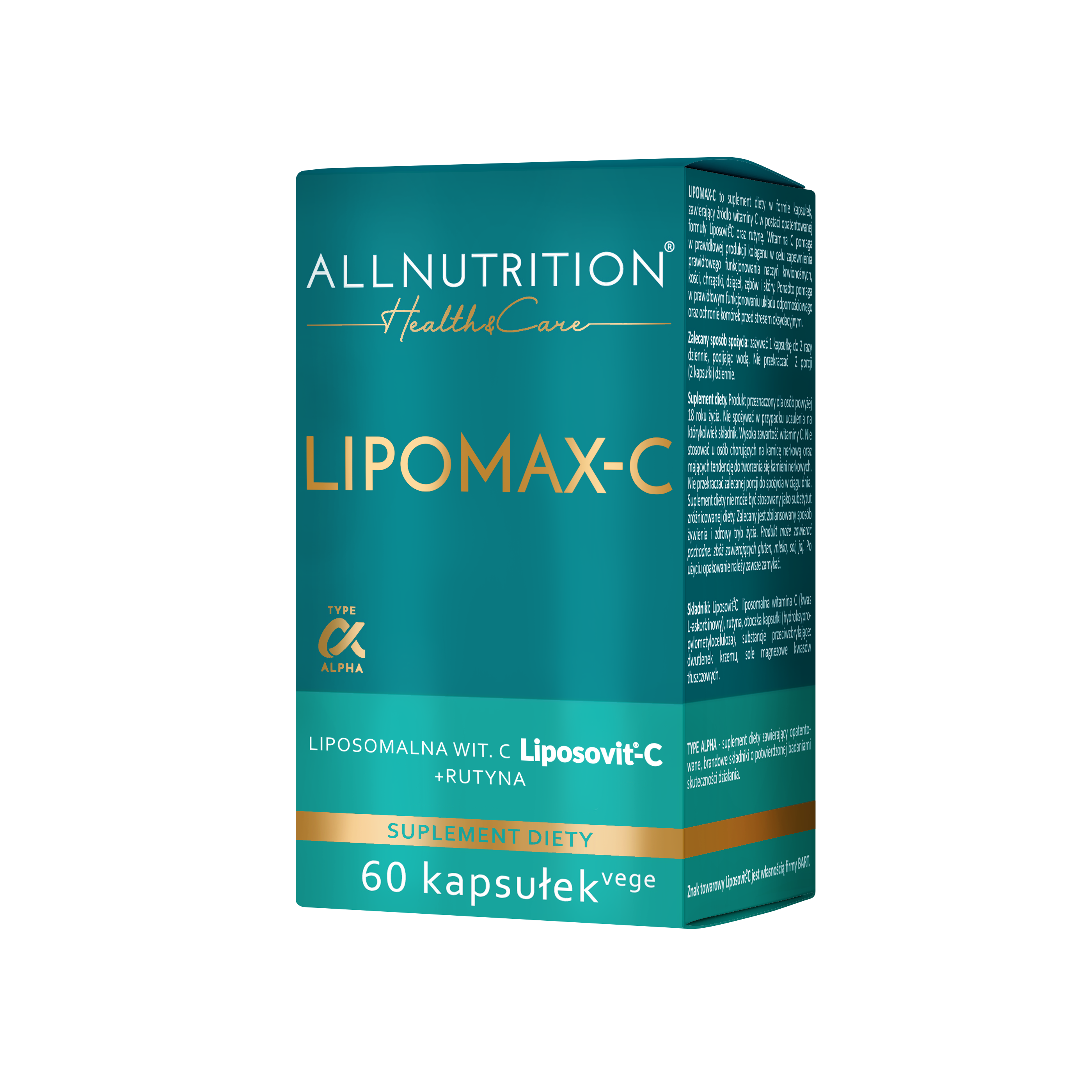 Allnutrition Health & Care Lipomax-C 60 kapsułek