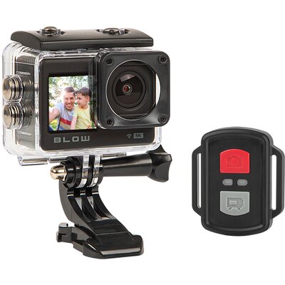 Kamera sportowa BLOW GOPRO4U 11 5K WiFi (128GB) filmy 5k 30FPS, dwa ekrany, wodoodporna