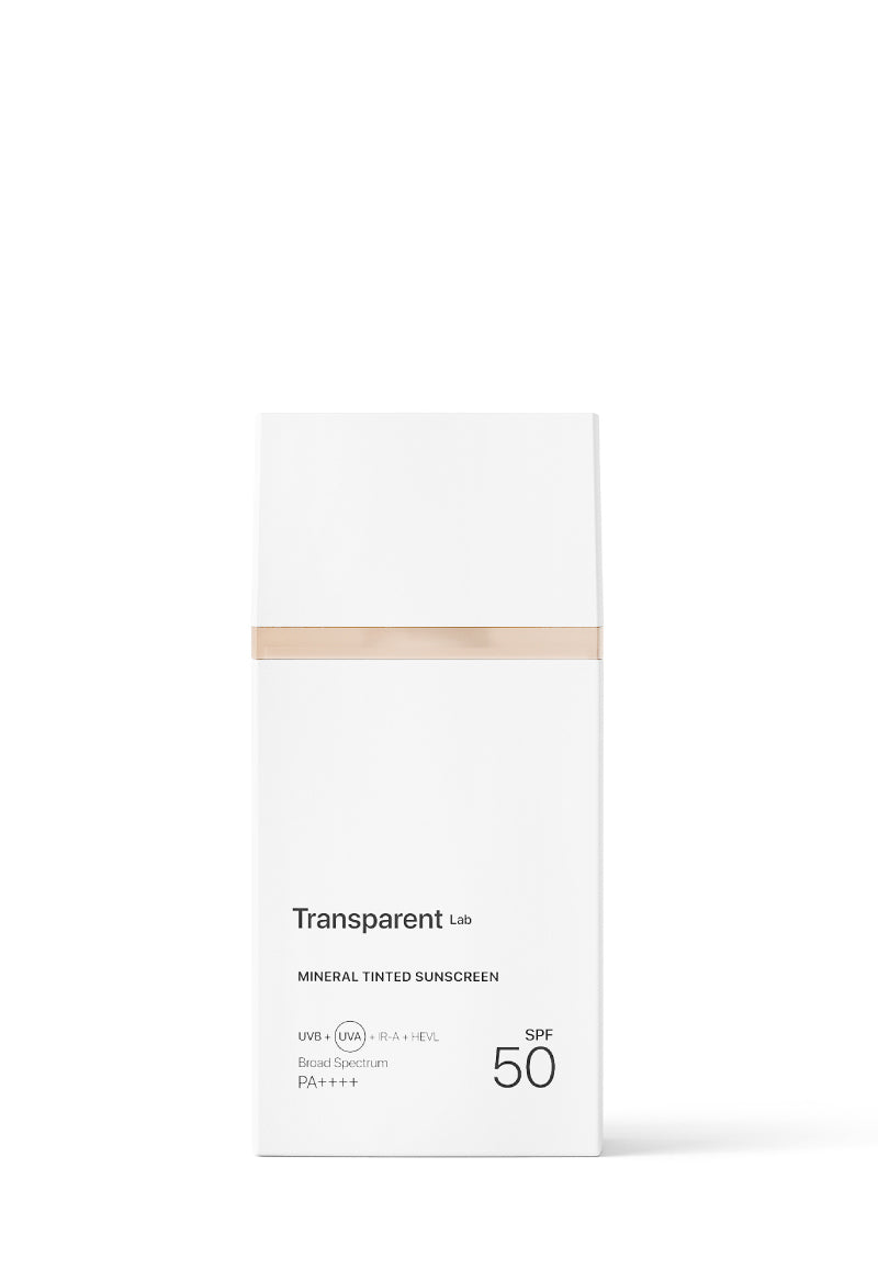 Transparent Lab mineral Tinted Sunscreen mineralny krem z filtrem SPF50 Light, 100 ml