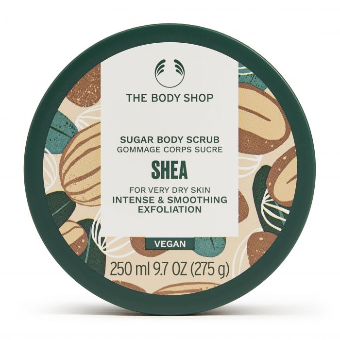 The Body Shop Shea wegański peeling do ciała, 250 ml