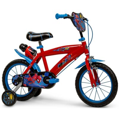Rower dziecięcy HUFFY Spider-Man 14 cali dla chłopca Czerwony