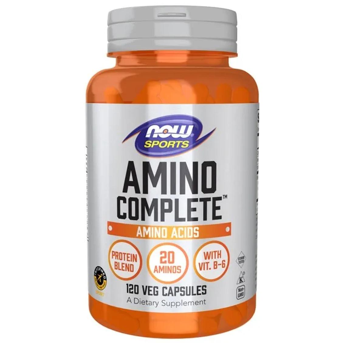 Now Foods Amino Complete suplement diety aminokwasy, 120 kaps./1 opak.