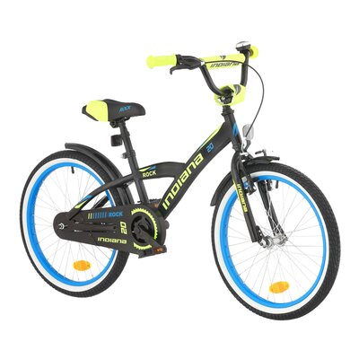 Rower dziecięcy INDIANA Rock Boy 20 cali dla chłopca Czarny