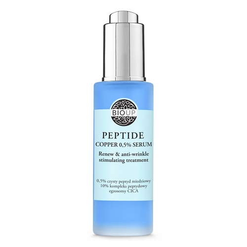 Bioup Peptide Copper 0,5% Serum odnawiająca kuracja przeciwzmarszczkowa z czystym peptydem miedziowym 0,5%, 80 g