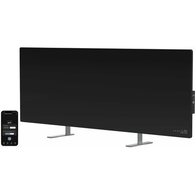 Grzejnik elektryczny AENO Premium Eko Smart Led AGH0004S Czarny Wi‑Fi