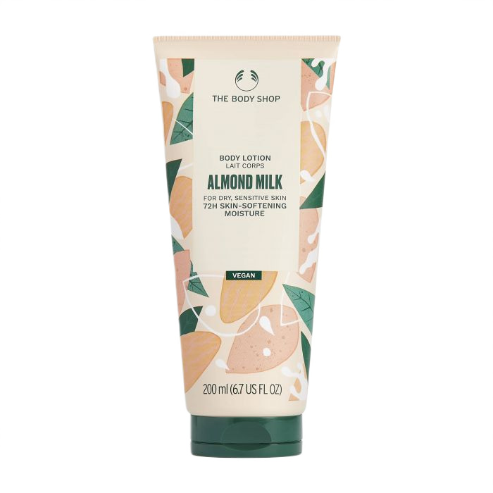 The Body Shop Almond Milk wegański balsam do ciała, 200 ml
