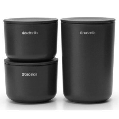 Zestaw akcesoriów łazienkowych BRABANTIA ReNew Ciemnoszary