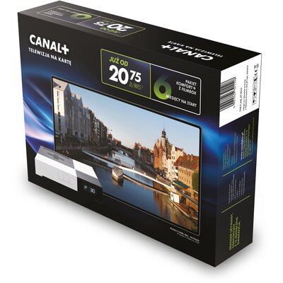 Dekoder Canal+ Sagecom DSIW74 z usługą telewizja na kartę (110 kanałów,6 m-c na start z FilmBox)