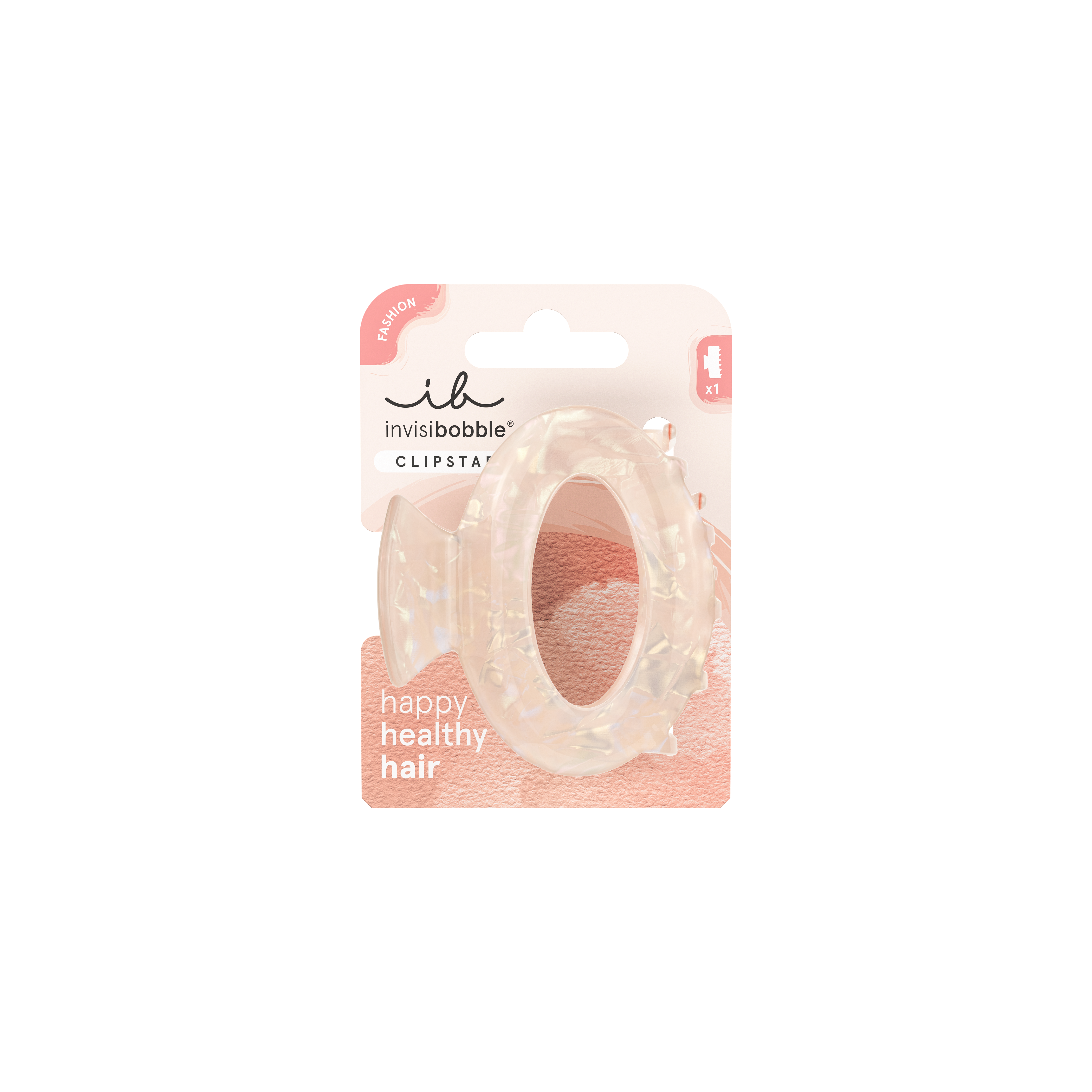 Invisibobble Clipstar klamra do włosów rosy bliss, 1 szt.