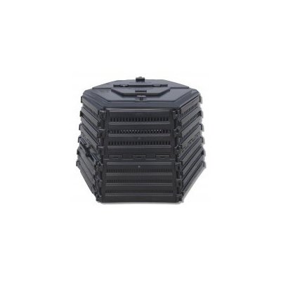 Ekokompostownik EKOBAT Termo XL-1400 1380L Czarny
