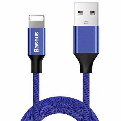 Kabel USB - Lightning BASEUS Yiven 2A 1.8 m Niebieski