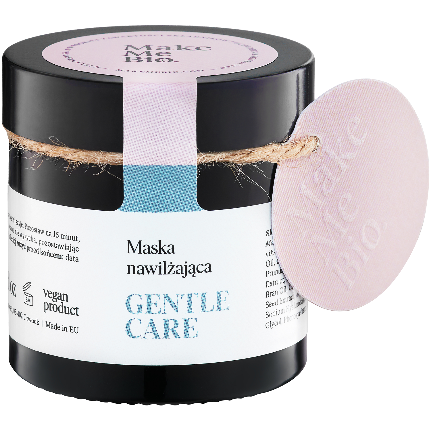 Make Me Bio Gentle Care nawilżająca maska do twarzy, 60 ml