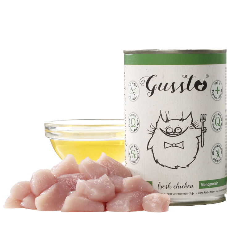GUSSTO Cat Fresh Chicken mokra karma dla kotów kurczak 400 g