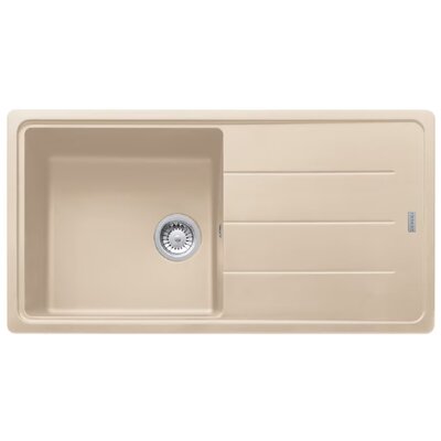 Zlewozmywak jednokomorowy z ociekaczem FRANKE Basis BFG 611-97 114.0676.285 Beżowy 50x97